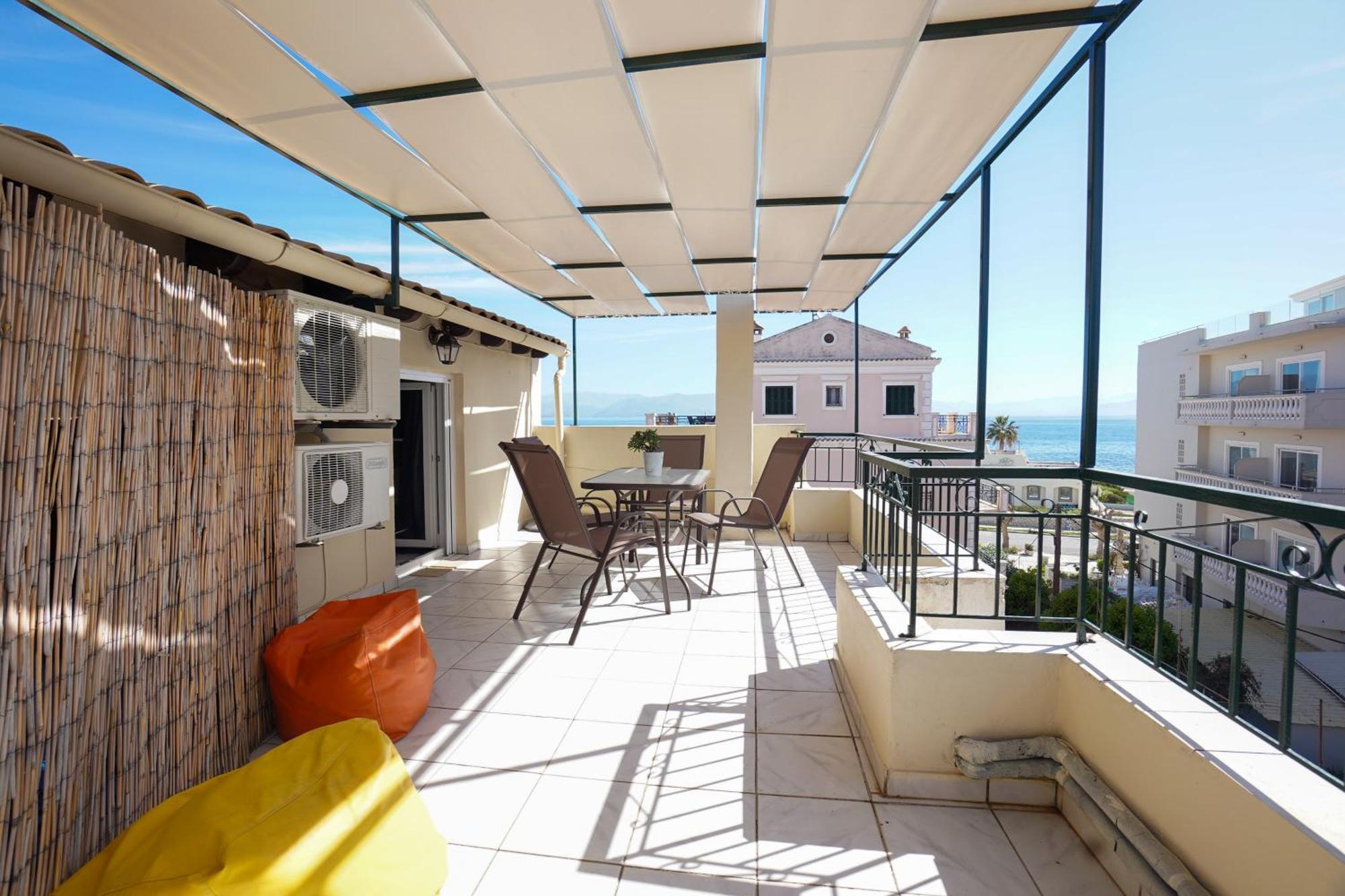 Anemomilos Sea View Penthouse Corfu  Zewnętrze zdjęcie
